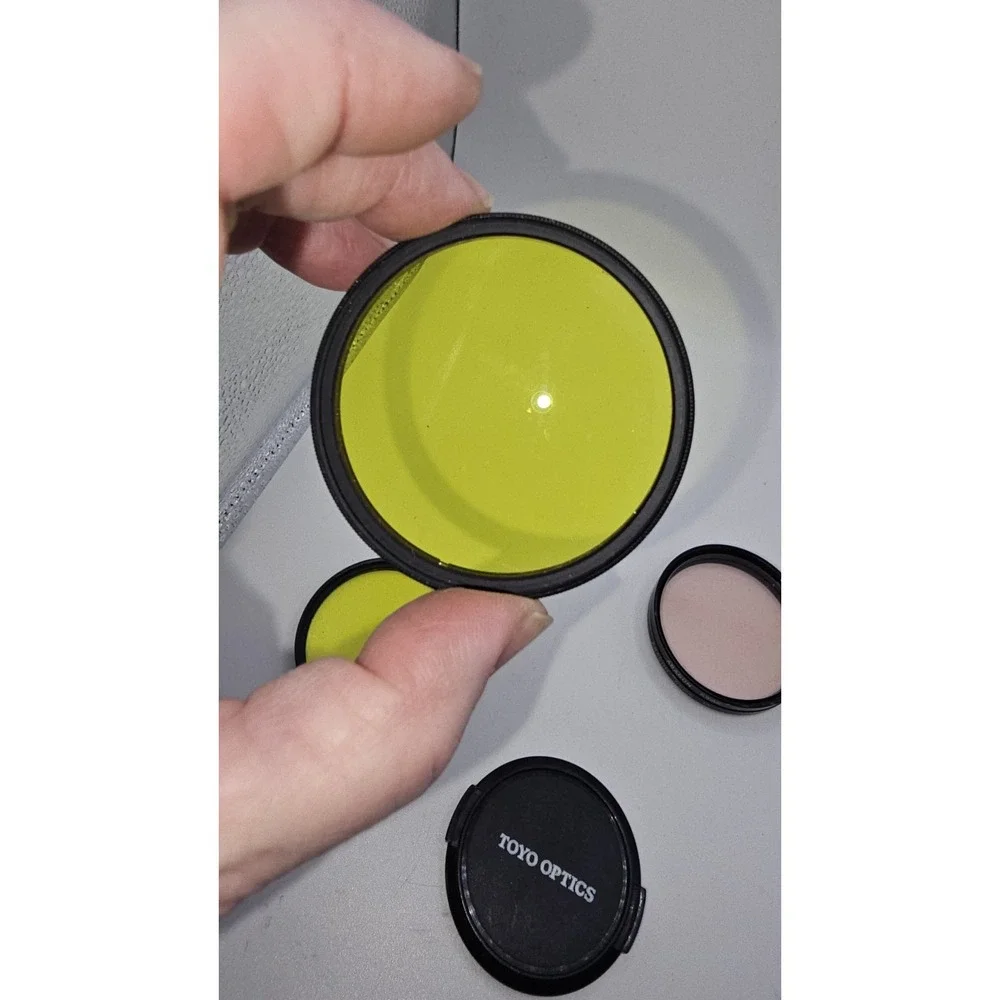 VTG 55mm Camera Lens Filters Japan HOYA HYC K2 Toshiba Y2 2X‎ Aragon 1A Minolta